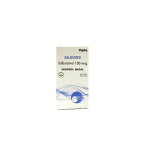 SALBUMED SALBUTAMOL 100 MCG INHALADOR FRASCO X 200 DOSIS